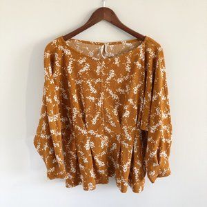⭐️ 5️⃣ for $25 ⭐️ Anthropologie Marigold Printed Blouse Top S